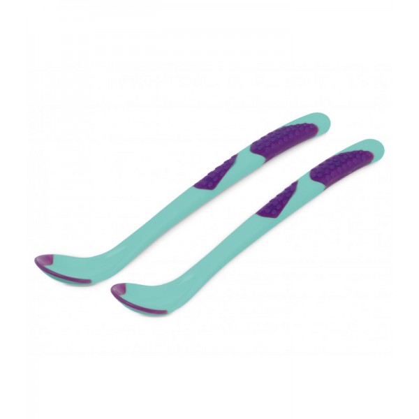 Cucchiaio con sensore di colore verde/viola KioKids