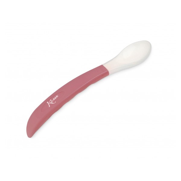 Cucchiaio silicone rosa Kio Kids