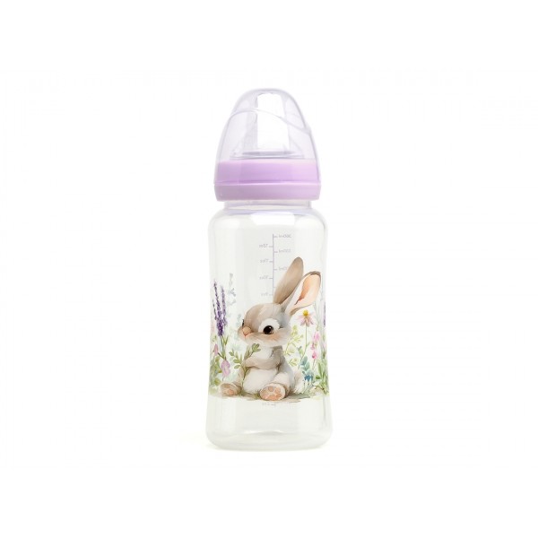 Kiokids Biberon anticolica 360 ml coniglio lavanda