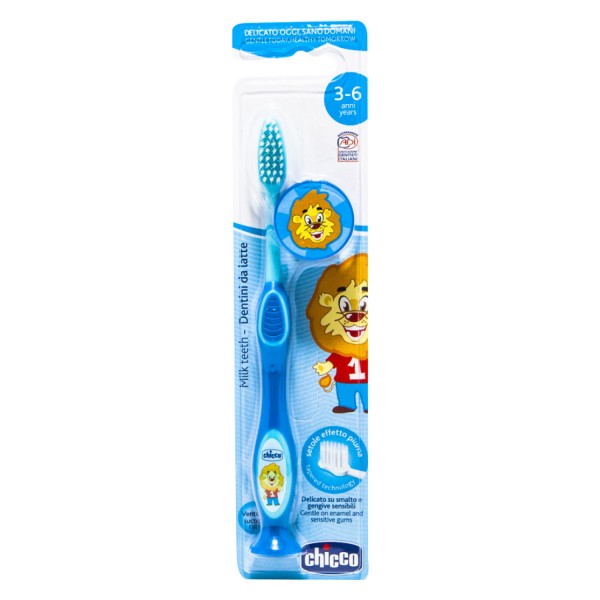 Spazzolino dentini da latte 3-6 anni azzurro Chicco