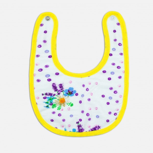 Bavetta Con Fantasia Floreale Neonata, Luglio