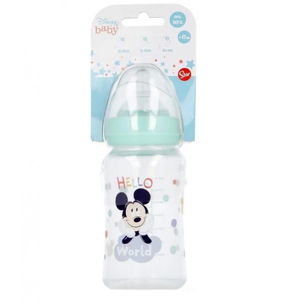 Biberon Anticolica 240 ml Mickey Mouse, Disney