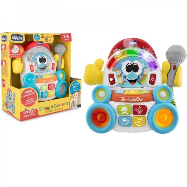Il karaoke parlante Songy il cantante Chicco