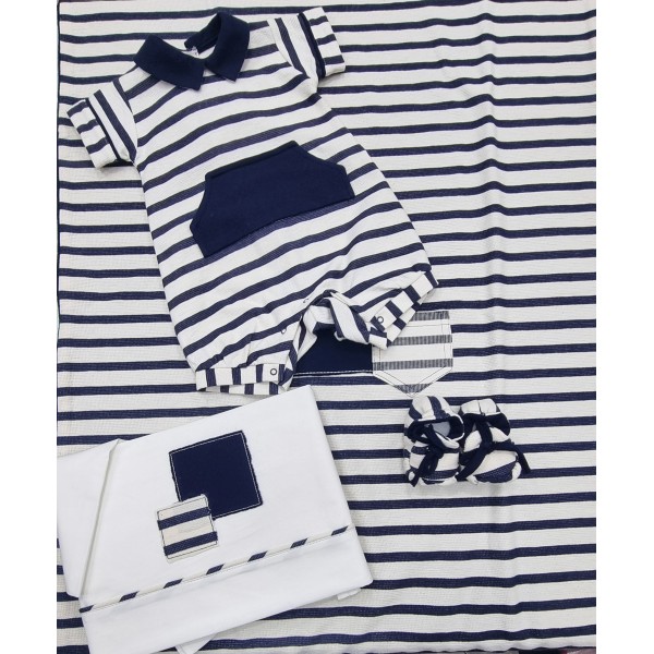 Set Coperta+Set Lenzuolino+Pagliaccetto+Scarpine